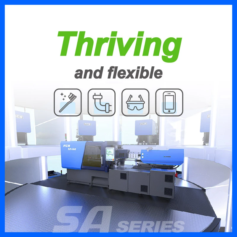 FCS:Outward Toggle Injection Molding Machine